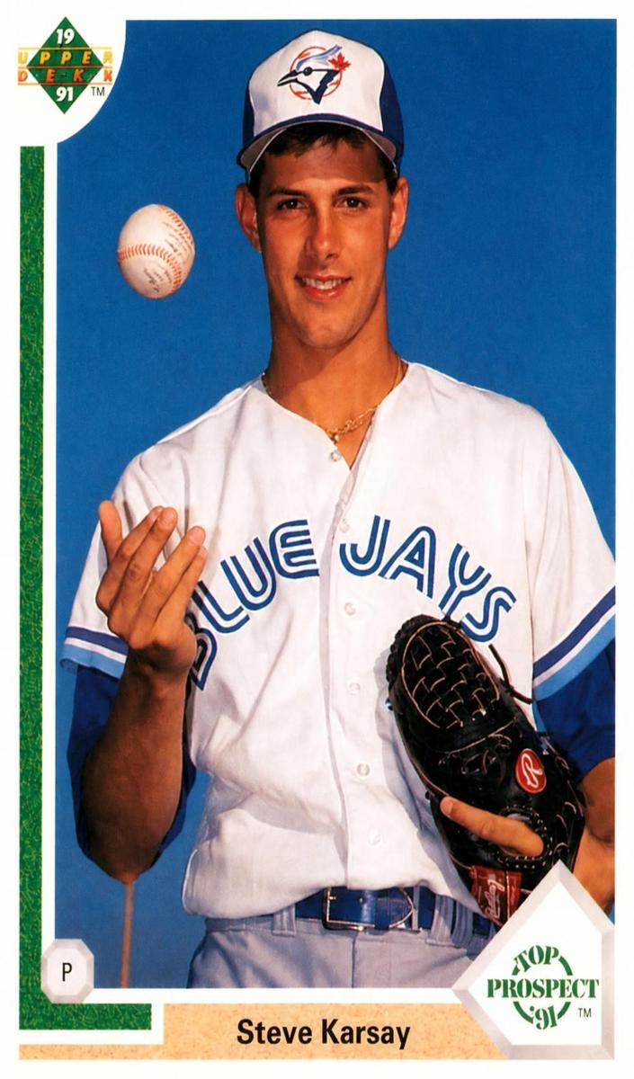 1991 Upper Deck Steve Karsay #54 card