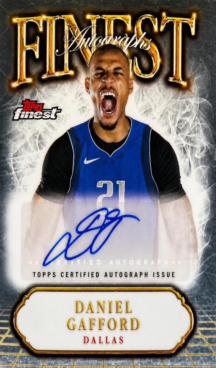 2024 Topps Finest Daniel Gafford #FA-DG card