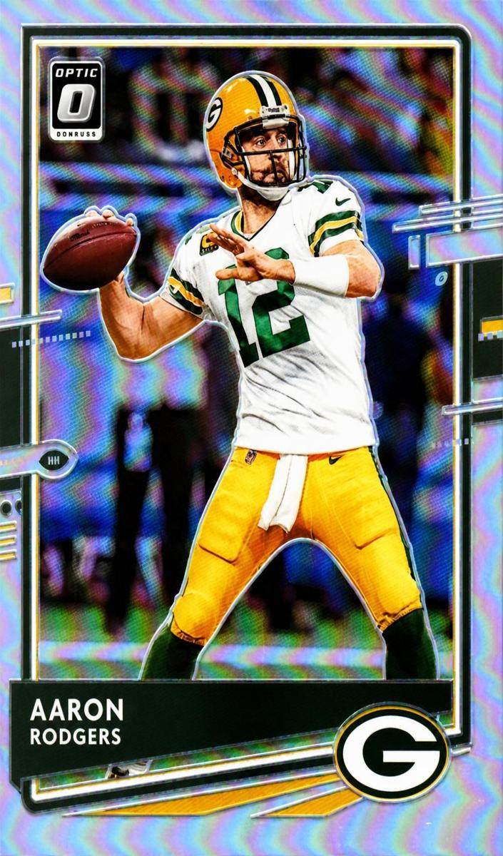 2020 Donruss Optic Aaron Rodgers [Holo] #38 card