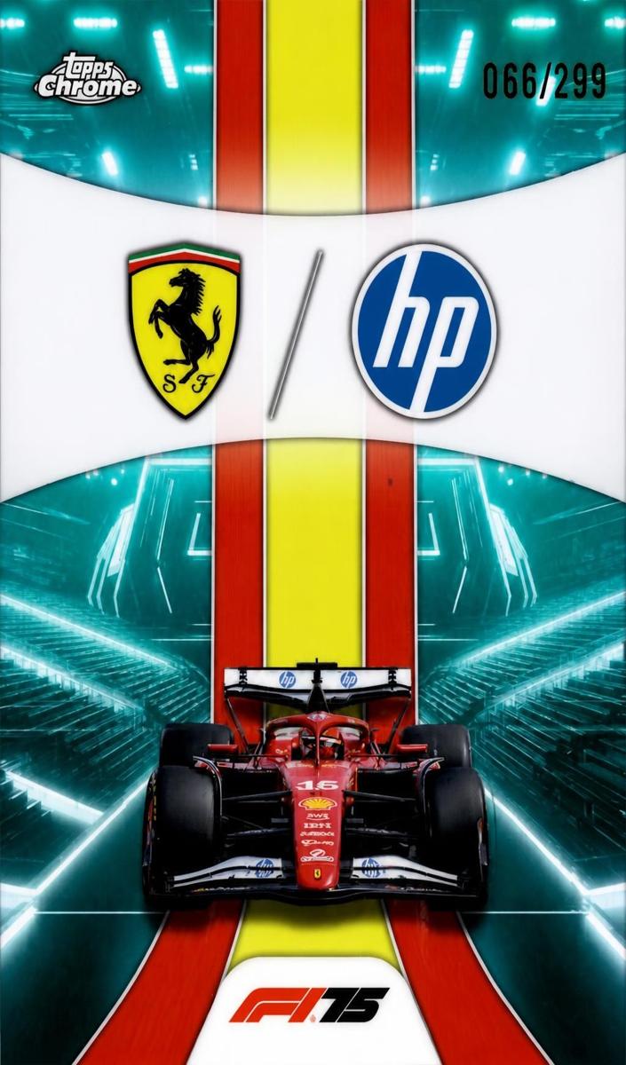 2025 Scuderia Ferrari HP [Teal Refractor] #175