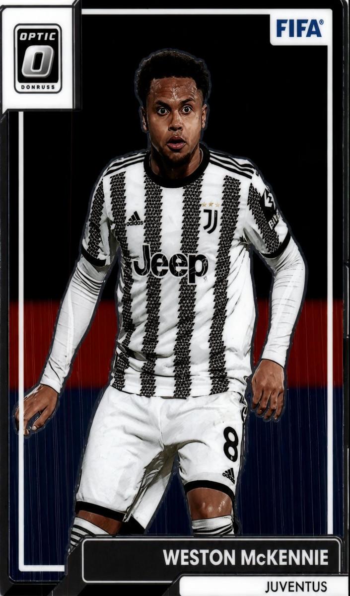 2022 Panini Donruss Weston McKennie [Red] #157 card