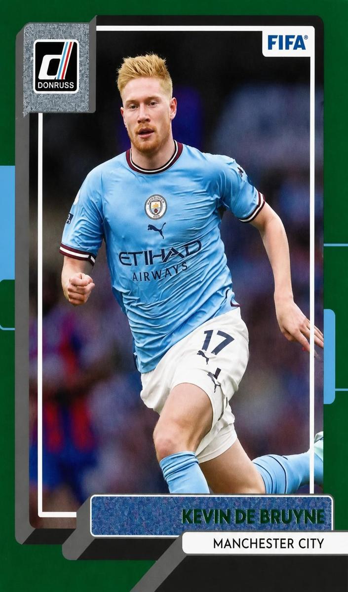 2022 Panini Donruss Kevin De Bruyne [Green] #161 card