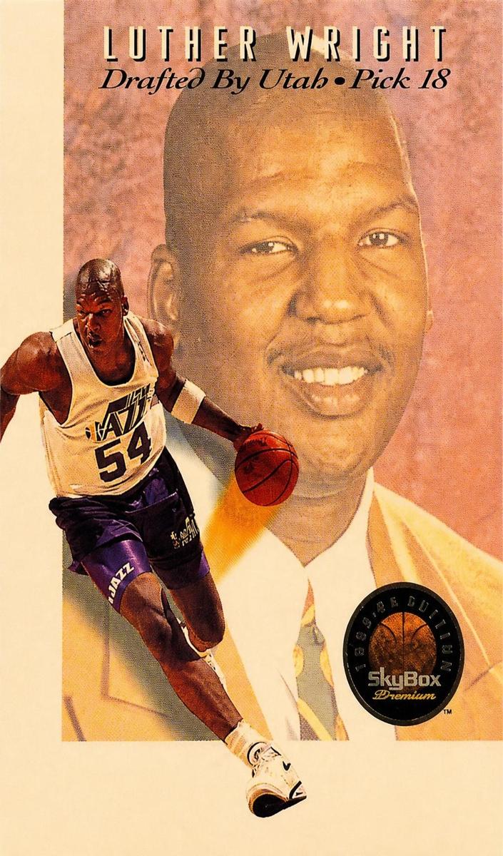 1993 Skybox Premium Luther Wright #DP18 card
