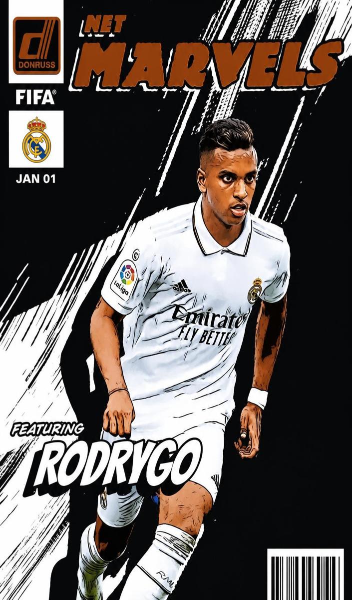2022 Panini Donruss Rodrygo #19 card