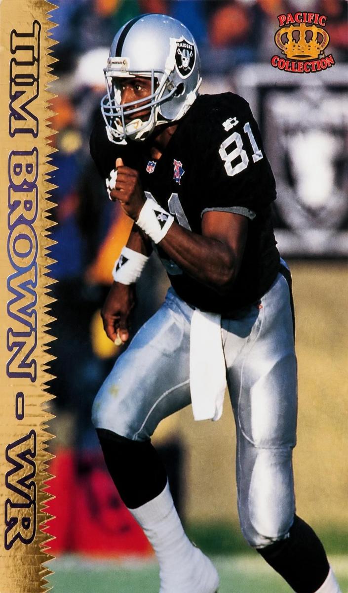1995 Pacific Tim Brown #191 card