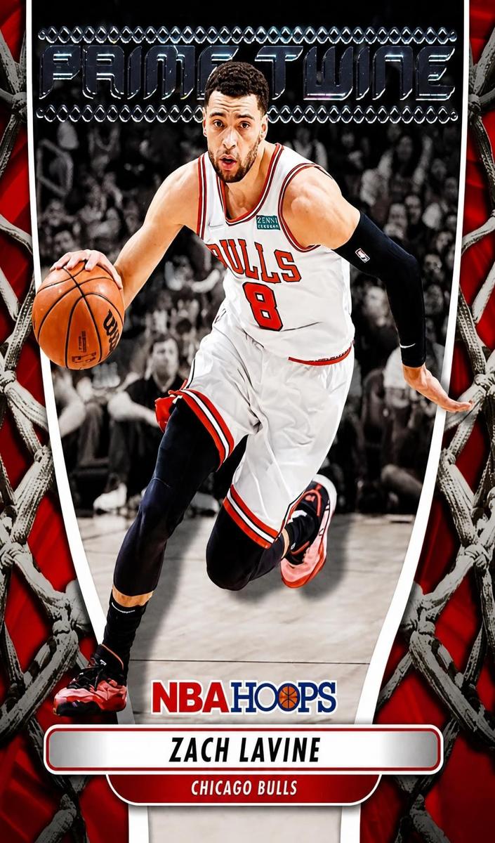 2022 Panini Hoops Zach LaVine #14 card