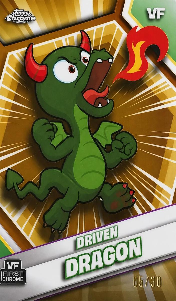 2026 Driven Dragon [Gold Refractor] #15