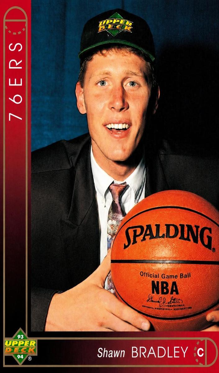 1993 Upper Deck Shawn Bradley #163 card