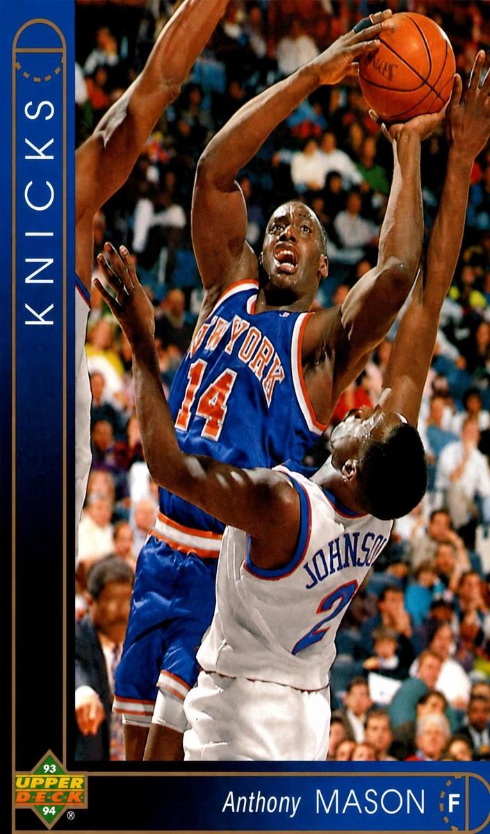 1993 Upper Deck Anthony Mason #297 card