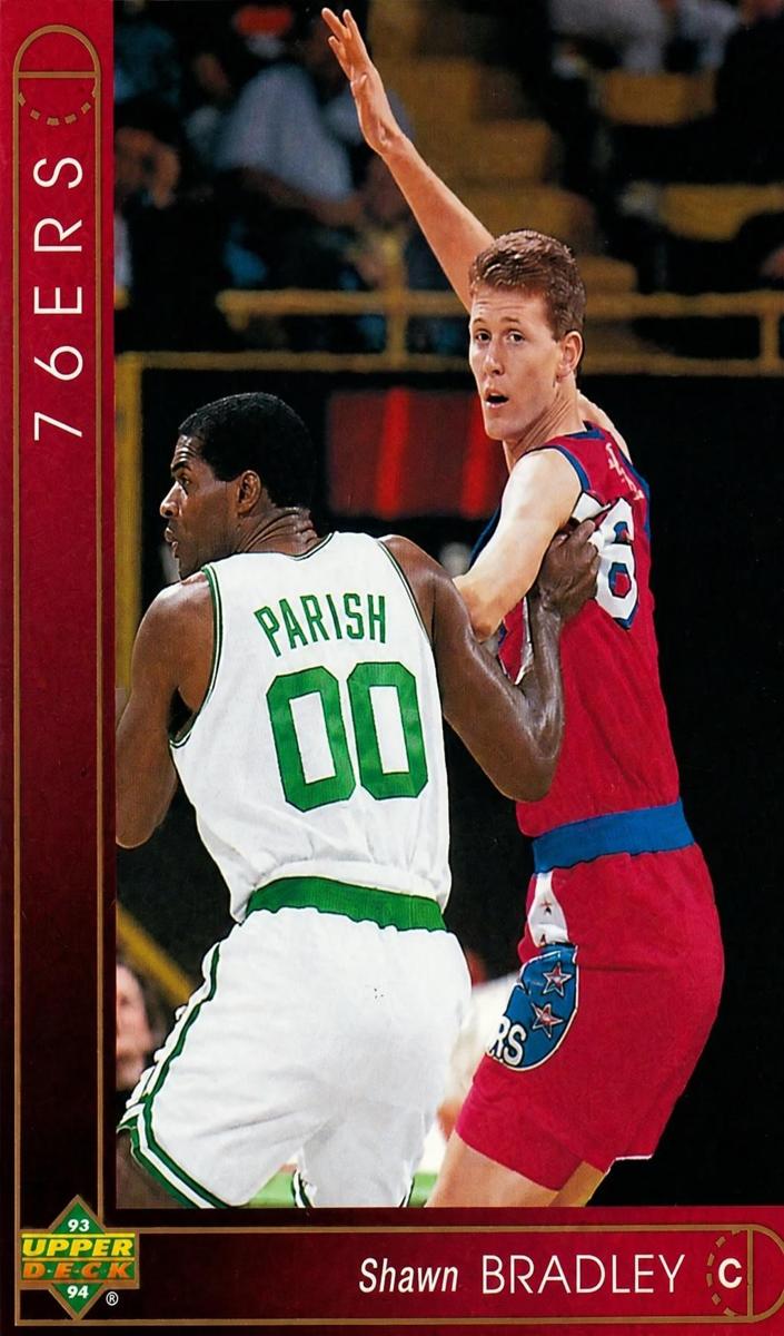 1993 Upper Deck Shawn Bradley #345 card