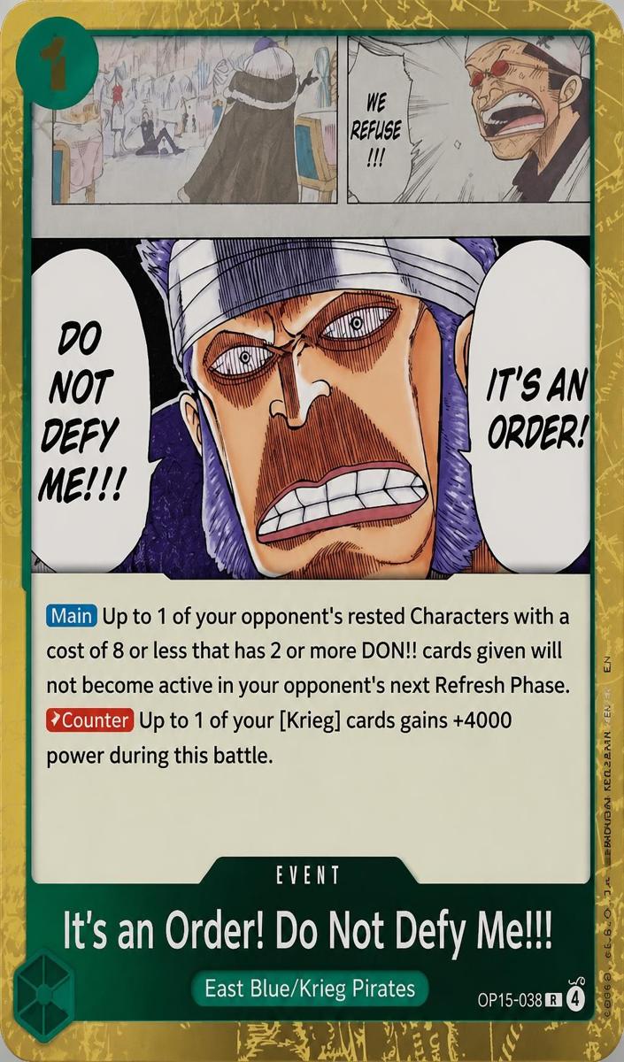 2026 It's an Order! Do Not Defy Me!!! #OP15-038