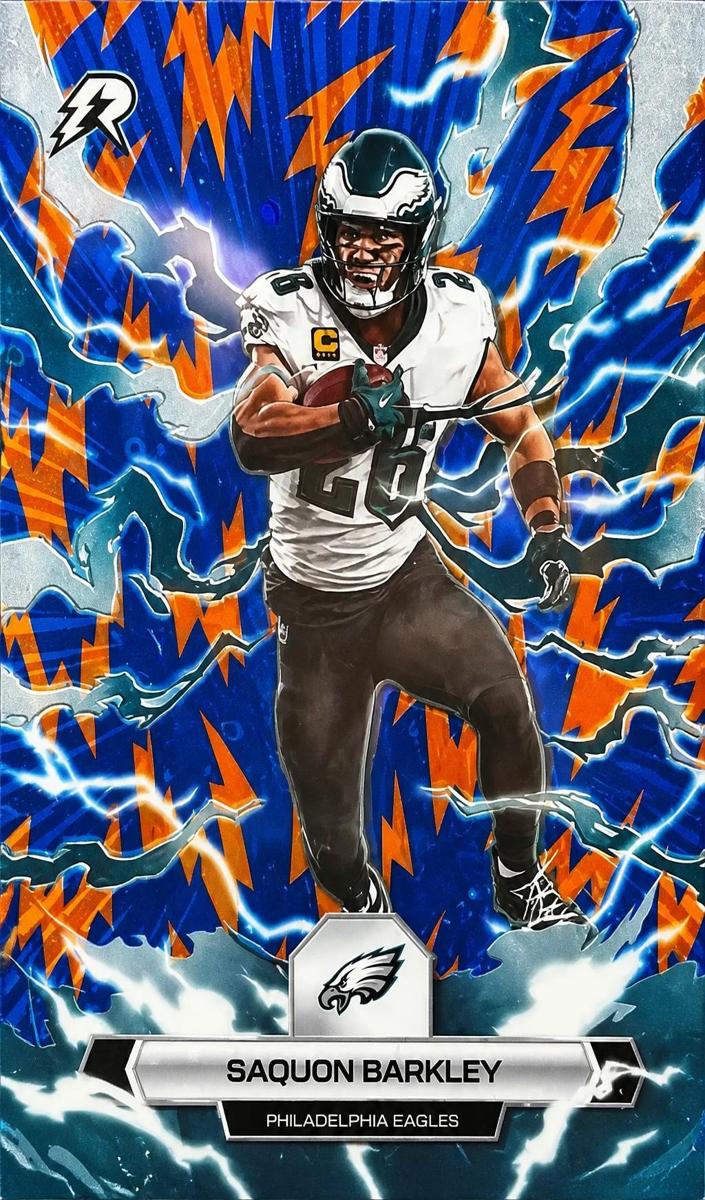 2025 Topps Resurgence Electro Lights Saquon Barkley #EL-20 card