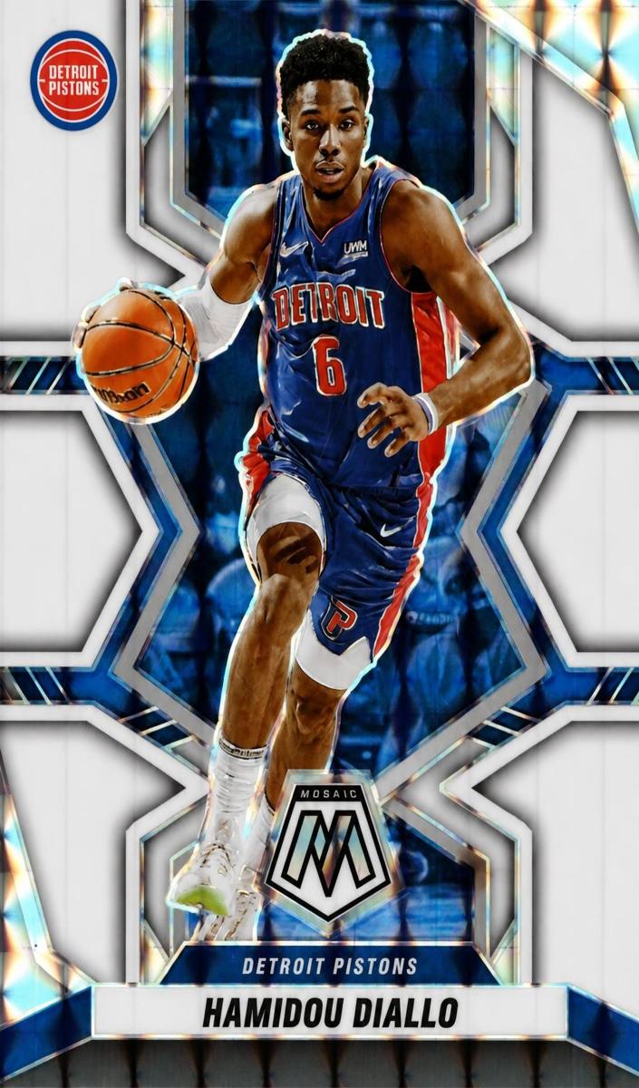 2021 Panini Mosaic Hamidou Diallo #54 card