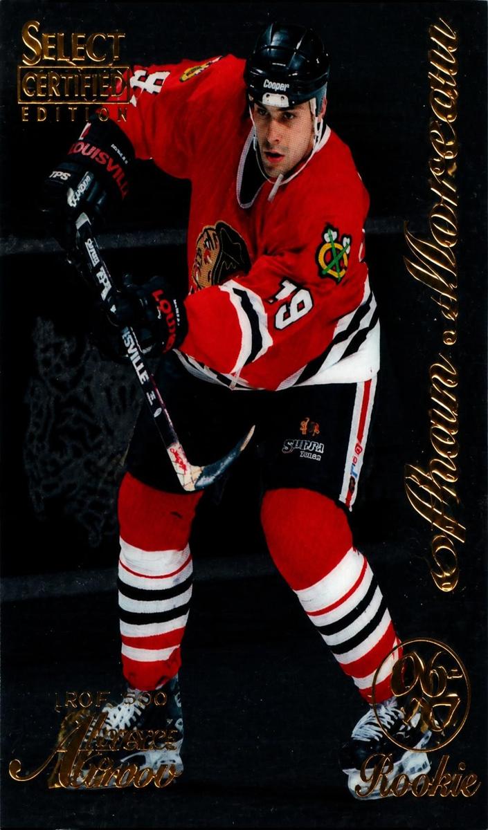 1996 Select Certified Ethan Moreau [Mirror Red] #116 card