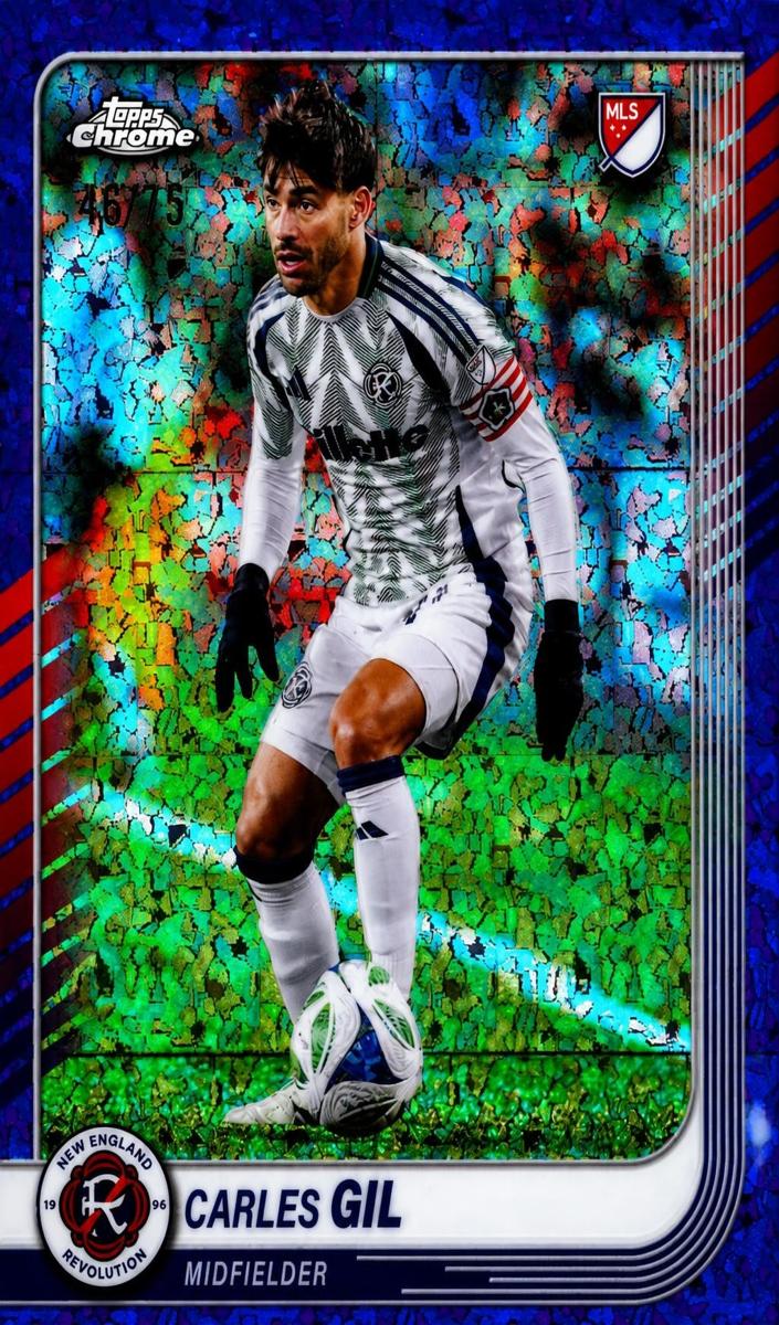 2025 Carles Gil [Blue Lava Refractor] #100