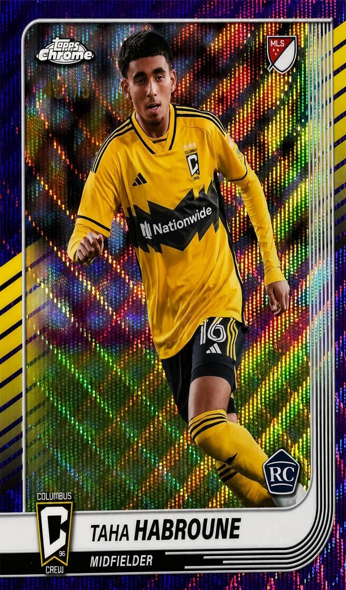 2025 Taha Habroune [Purple Wave Refractor] #104