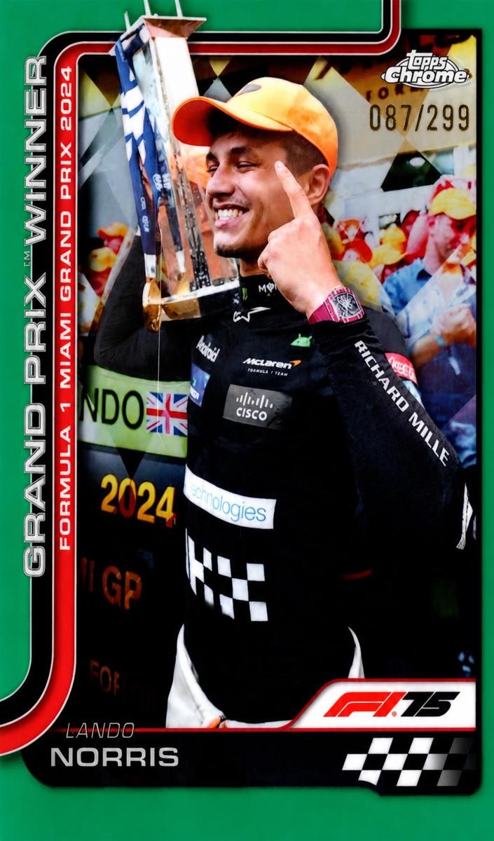 2025 Lando Norris [Teal Refractor] #98