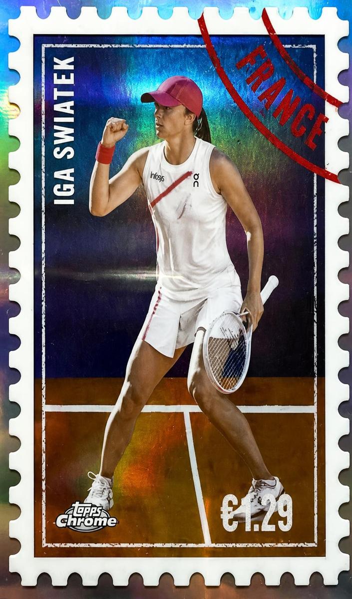 2025 Topps Chrome International Postage Iga Swiatek #ITP-18 card