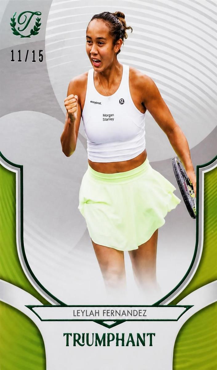 2025 Leylah Fernandez [Tennis Ball Yellow Foil] #24