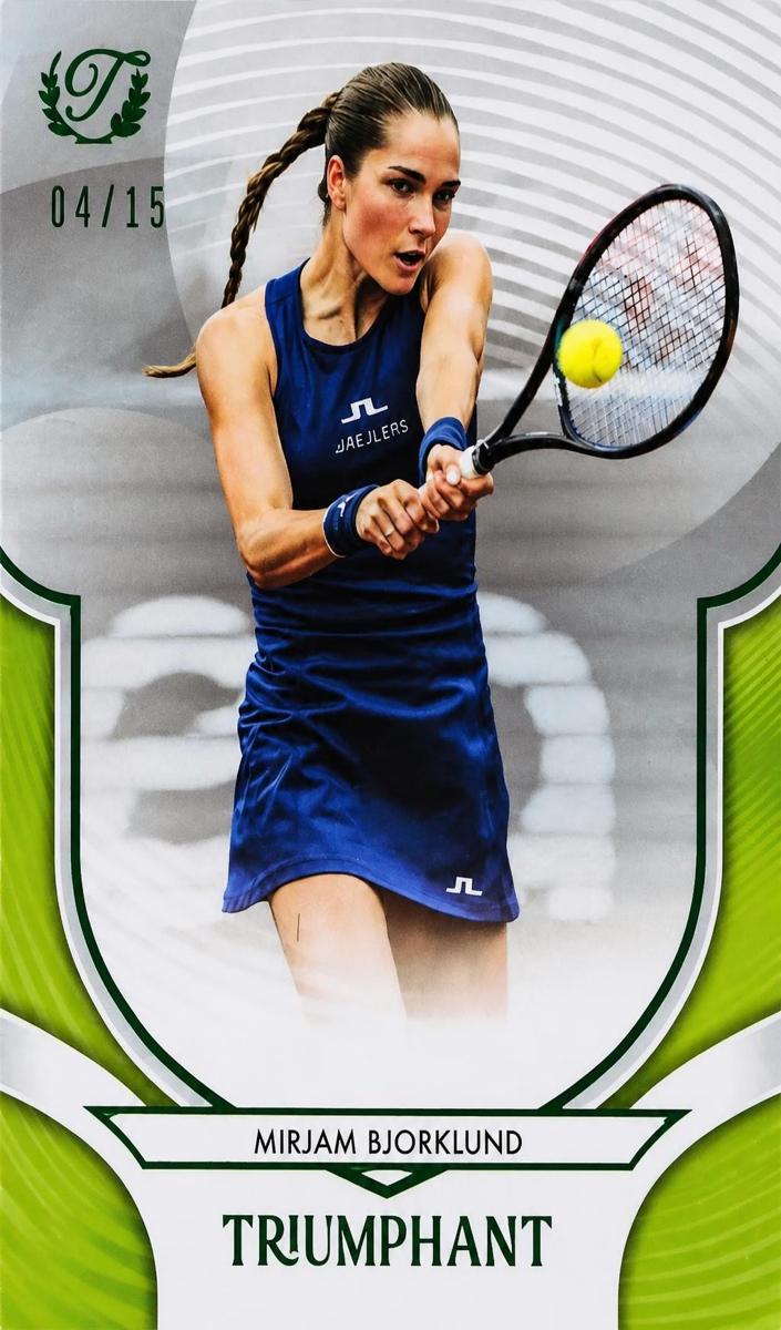 2025 Mirjam Bjorklund [Tennis Ball Yellow Foil] #68