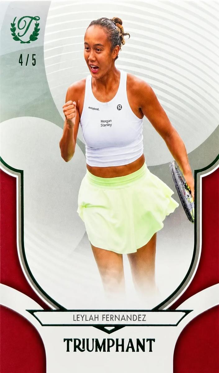 2025 Leylah Fernandez [Racket Red Foil] #24