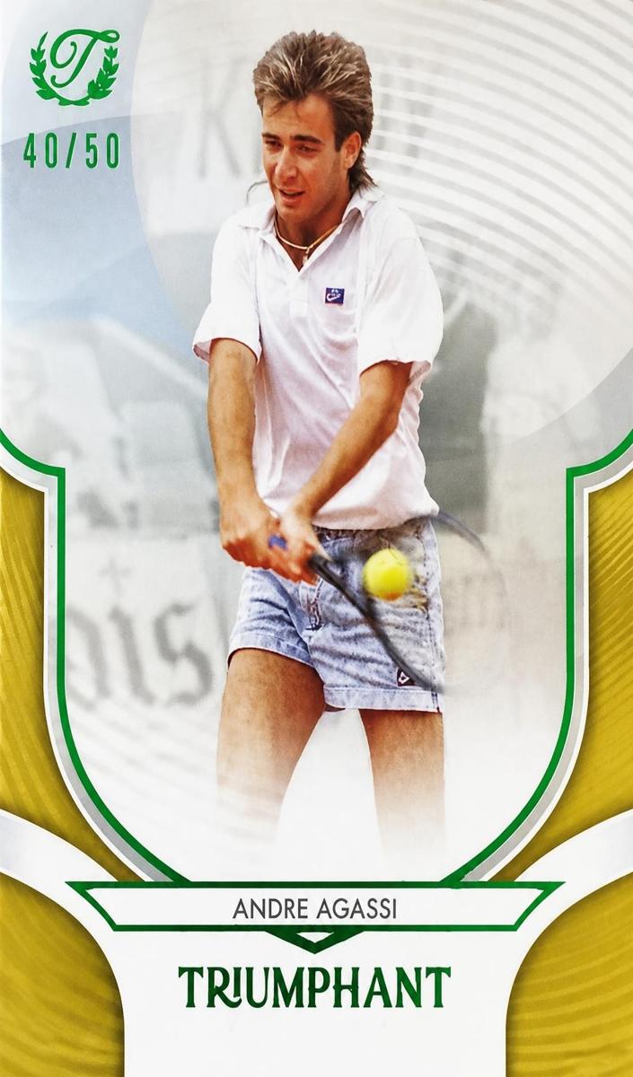 2025 Andre Agassi [Trophy Gold Foil] #12
