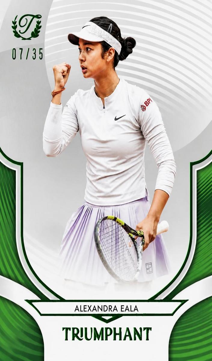 2025 Alexandra Eala [Grass Court Green Foil] #62