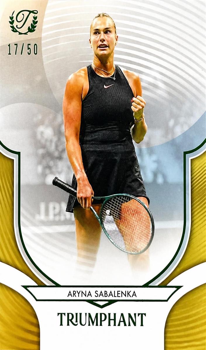2025 Aryna Sabalenka [Trophy Gold Foil] #9