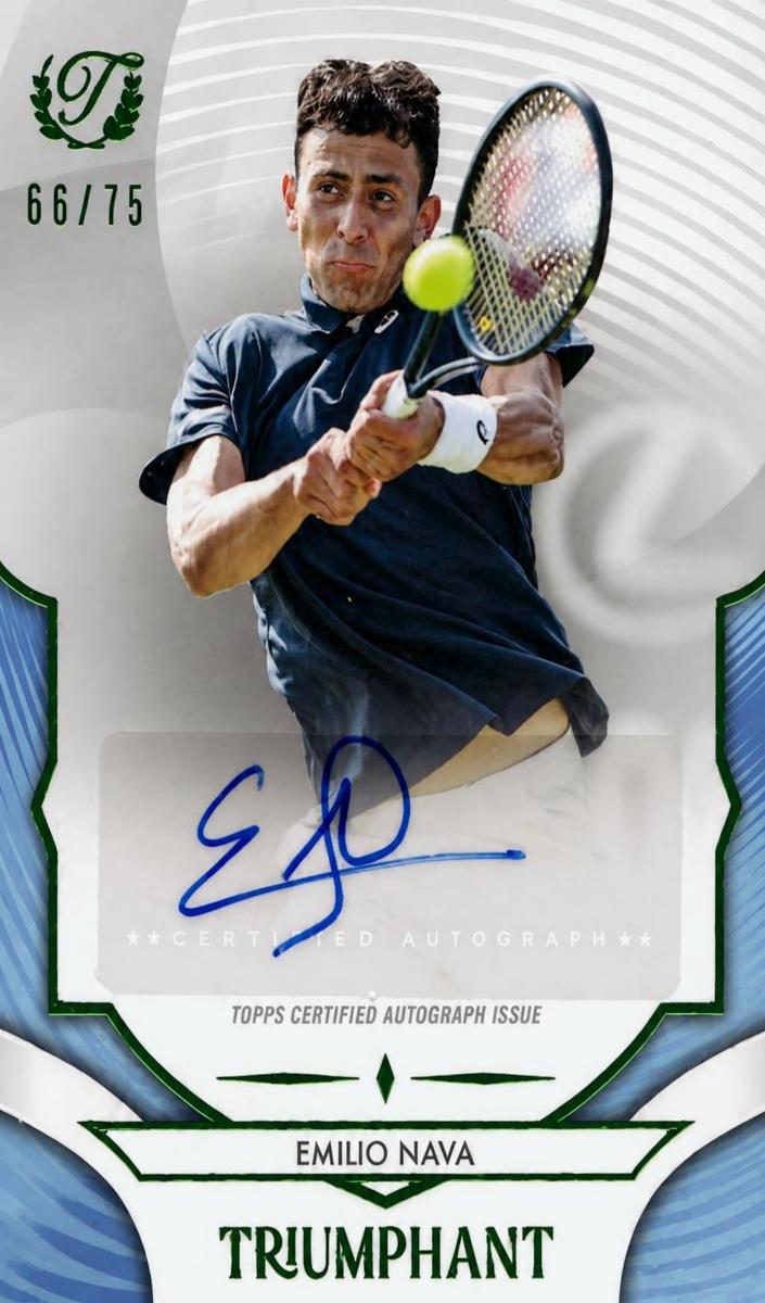2025 Emilio Nava [Hard Court Blue Foil] #60-A