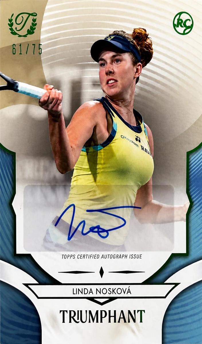 2025 Linda Noskova [Hard Court Aqua Blue Foil] #27-A