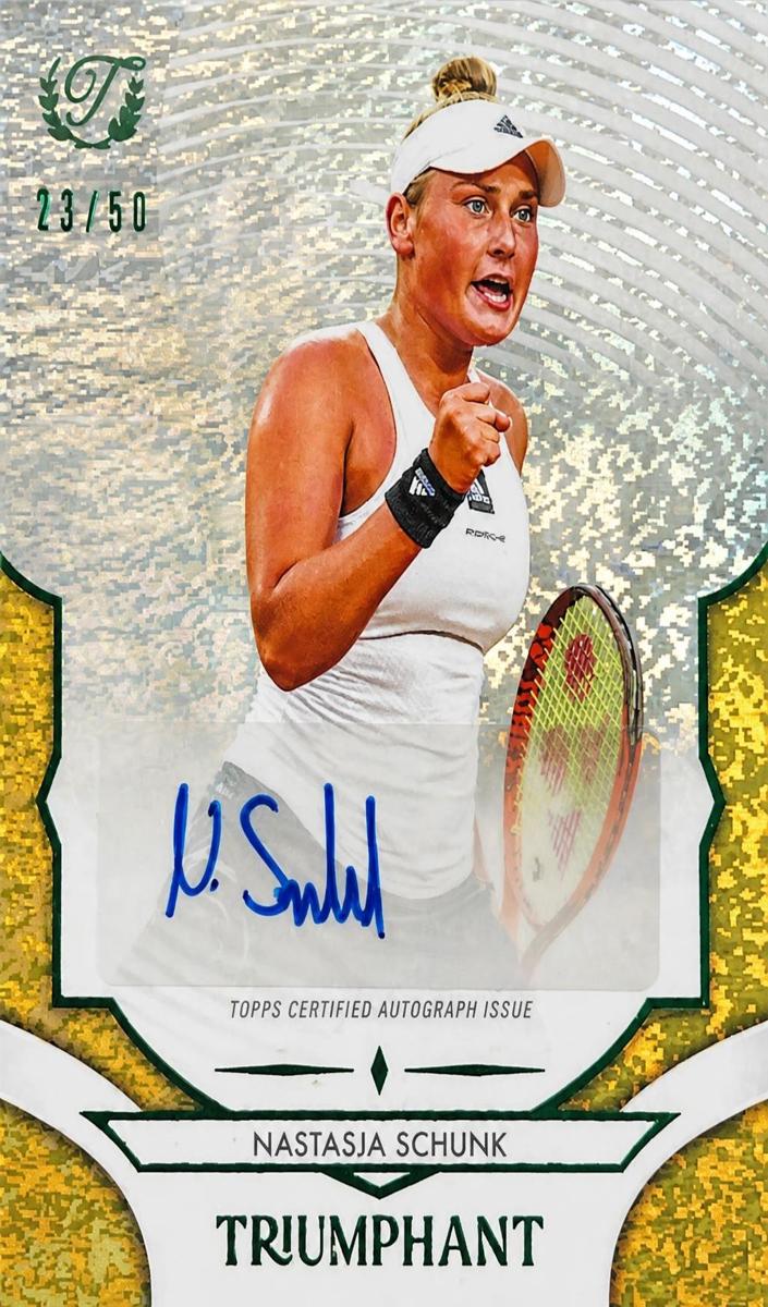 2025 Nastasja Schunk [Trophy Gold Foil] #65-A