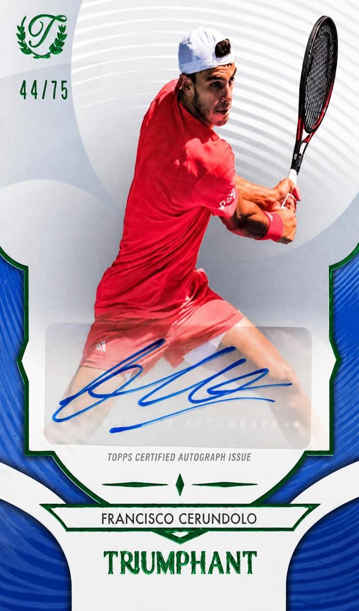 2025 Francisco Cerundolo [Hard Court Blue Foil] #32-A
