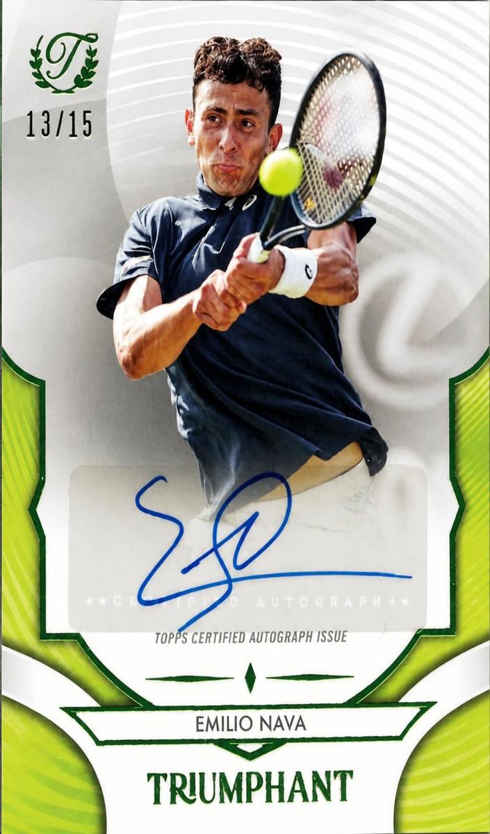 2025 Emilio Nava [Tennis Ball Yellow Foil] #60-A