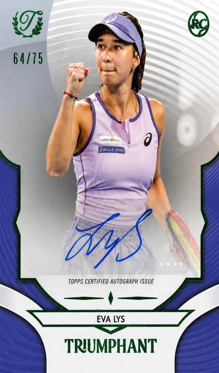 2025 Eva Lys [Hard Court Blue Foil] #29-A