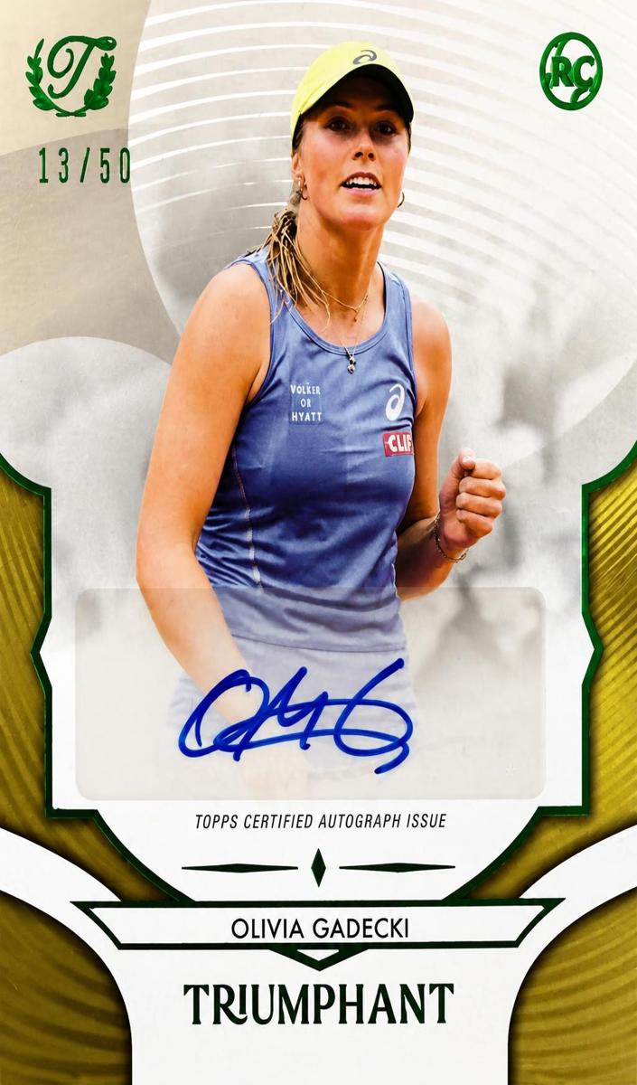 2025 Olivia Gadecki [Trophy Gold Foil] #41-A