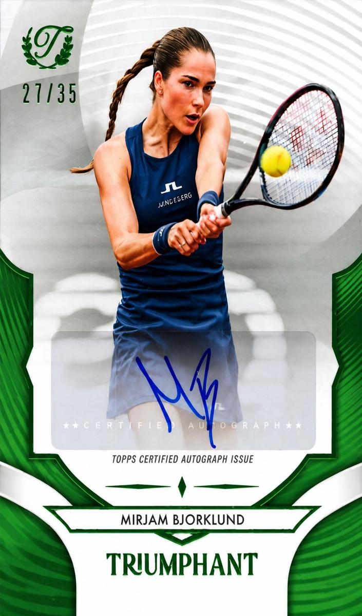 2025 Mirjam Bjorklund [Grass Court Green Foil] #68-A
