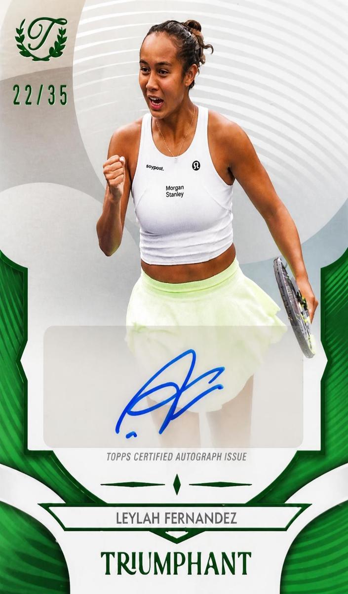2025 Leylah Fernandez [Grass Court Green Foil] #24-A