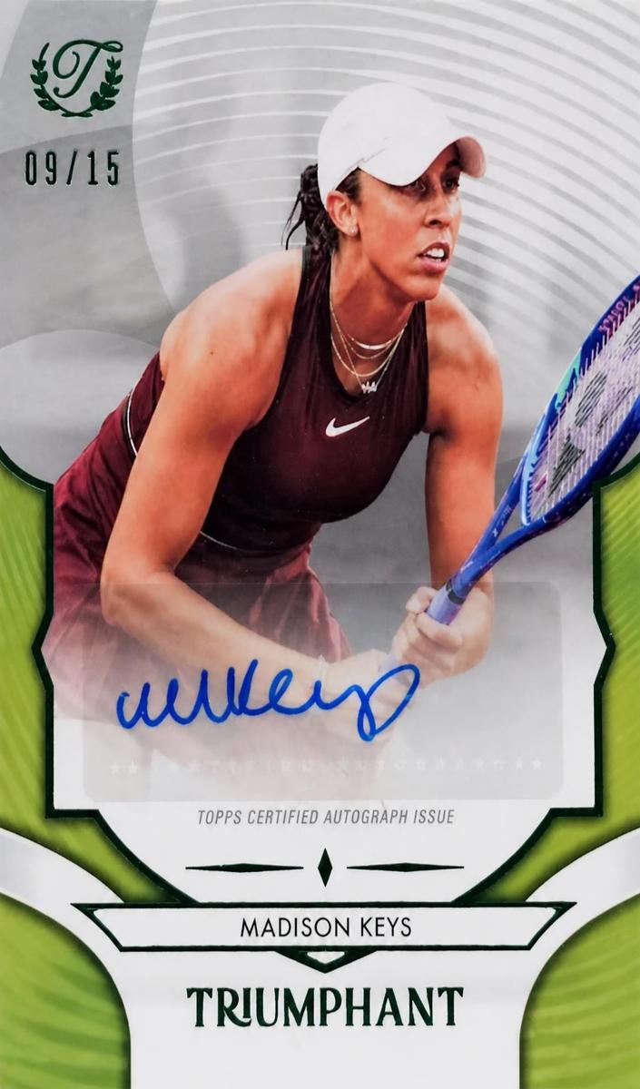 2025 Madison Keys [Trophy Gold Foil] #22-A