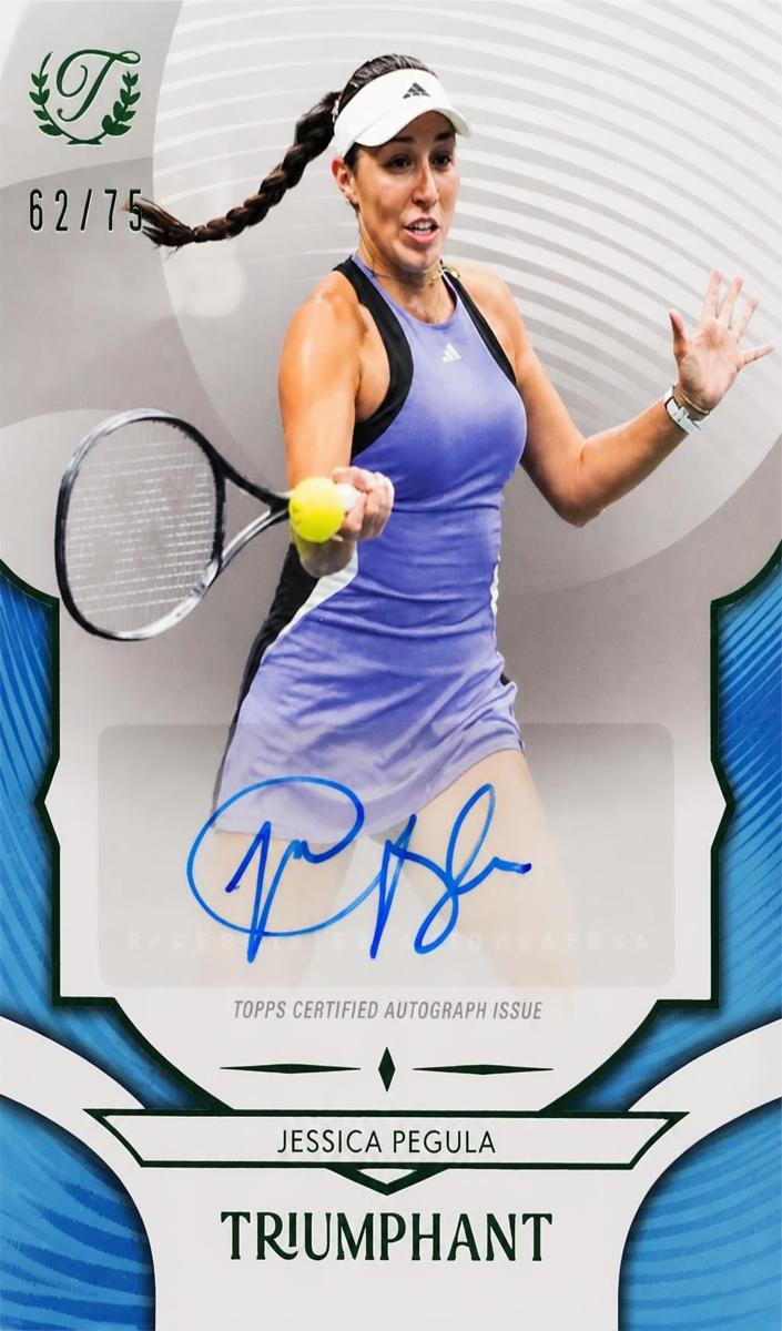 2025 Jessica Pegula [Hard Court Aqua Blue Foil] #23-A