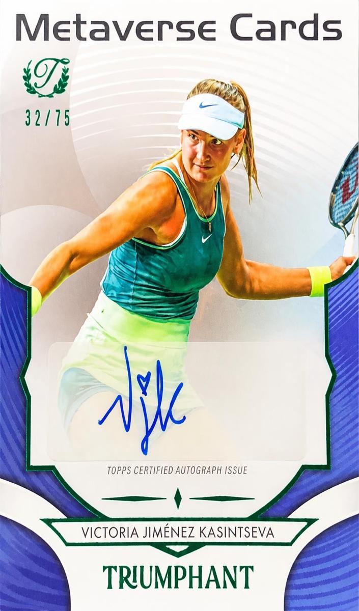 2025 Victoria Jimenez Kasintseva [Hard Court Blue Foil] #50-A