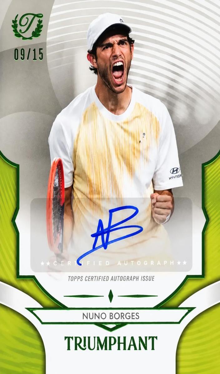 2025 Nuno Borges [Tennis Ball Yellow Foil] #33-A
