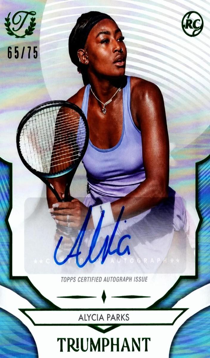 2025 Alycia Parks [Hard Court Blue Foil] #37-A