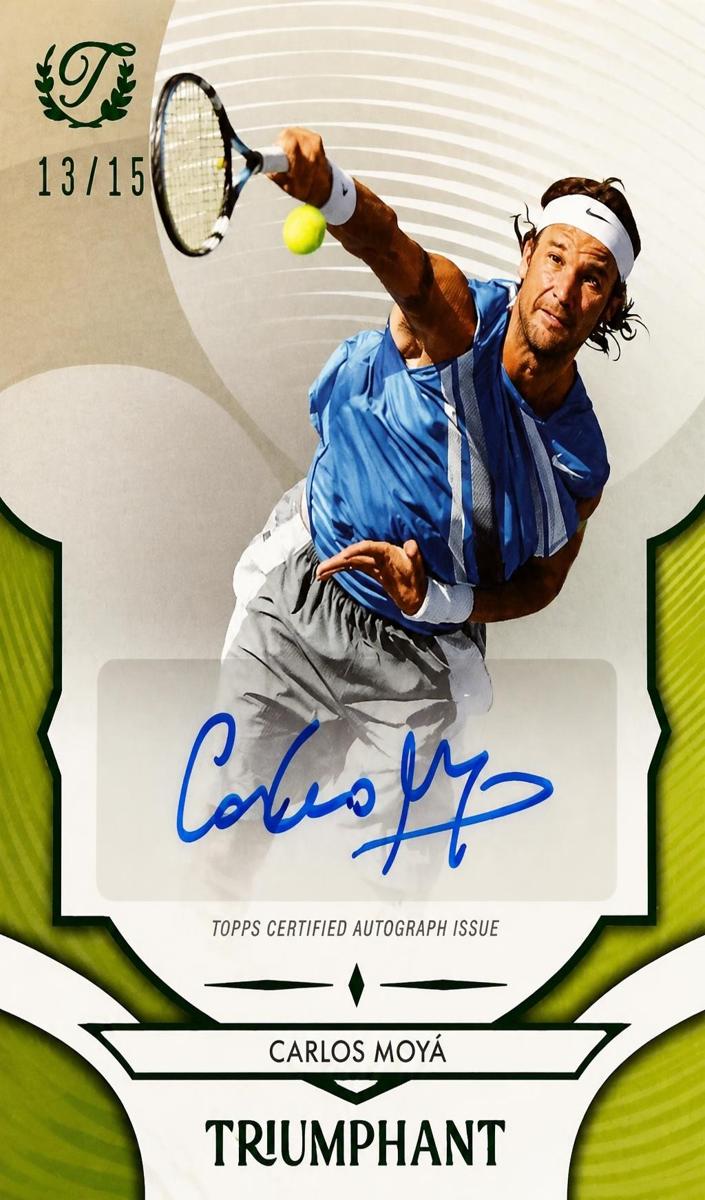 2025 Carlos Moya [Tennis Ball Yellow Foil] #30-A