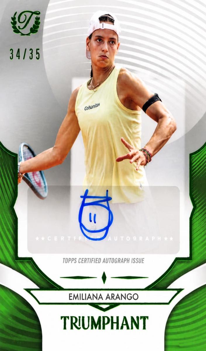 2025 Emiliana Arango [Grass Court Green Foil] #61-A