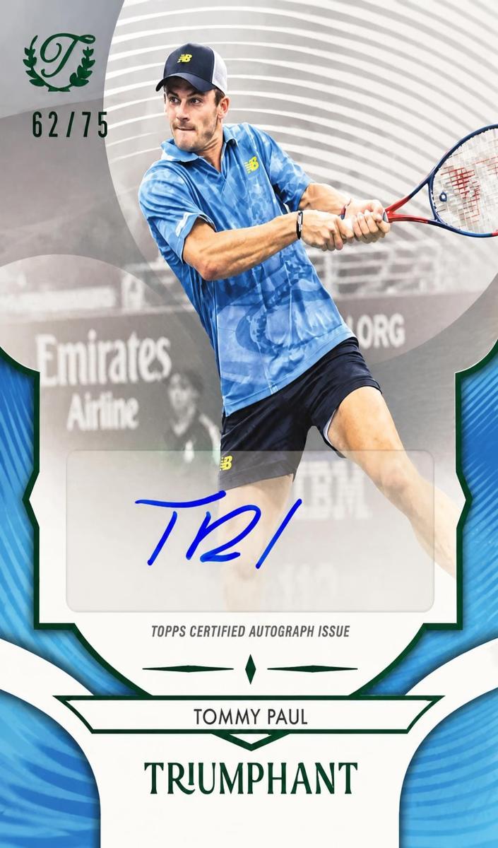 2025 Tommy Paul [Hard Court Blue Foil] #26-A