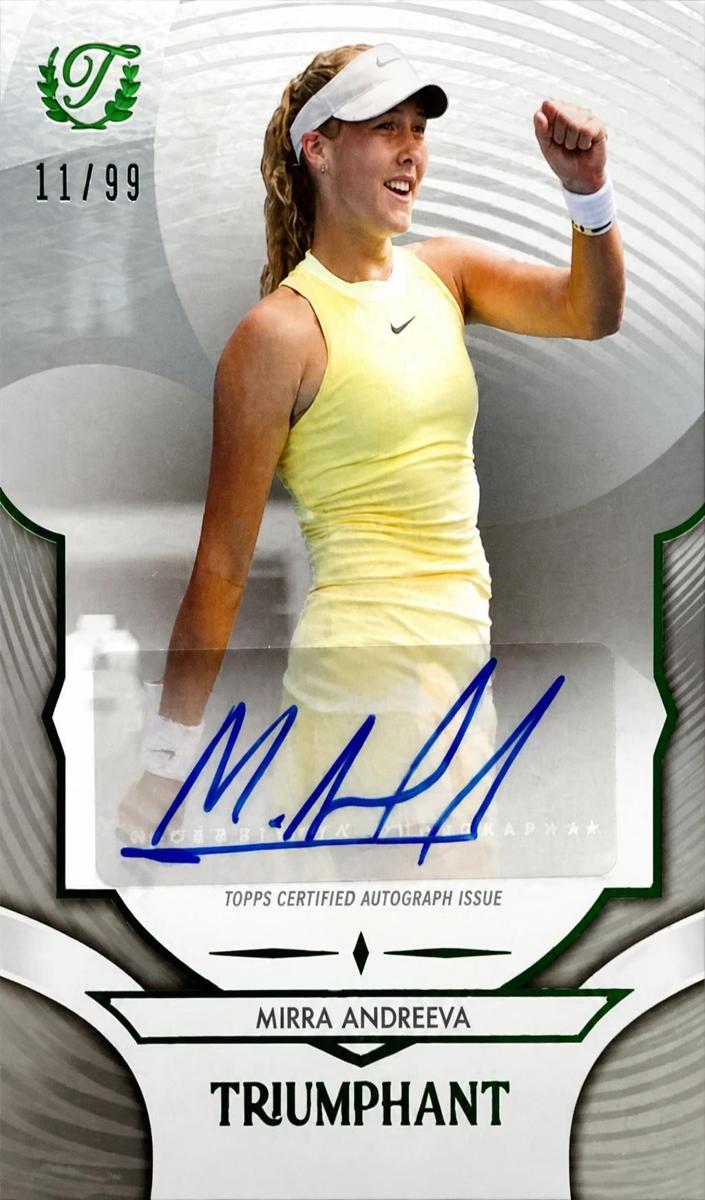 2025 Mirra Andreeva [Black Net Foil] #48-A