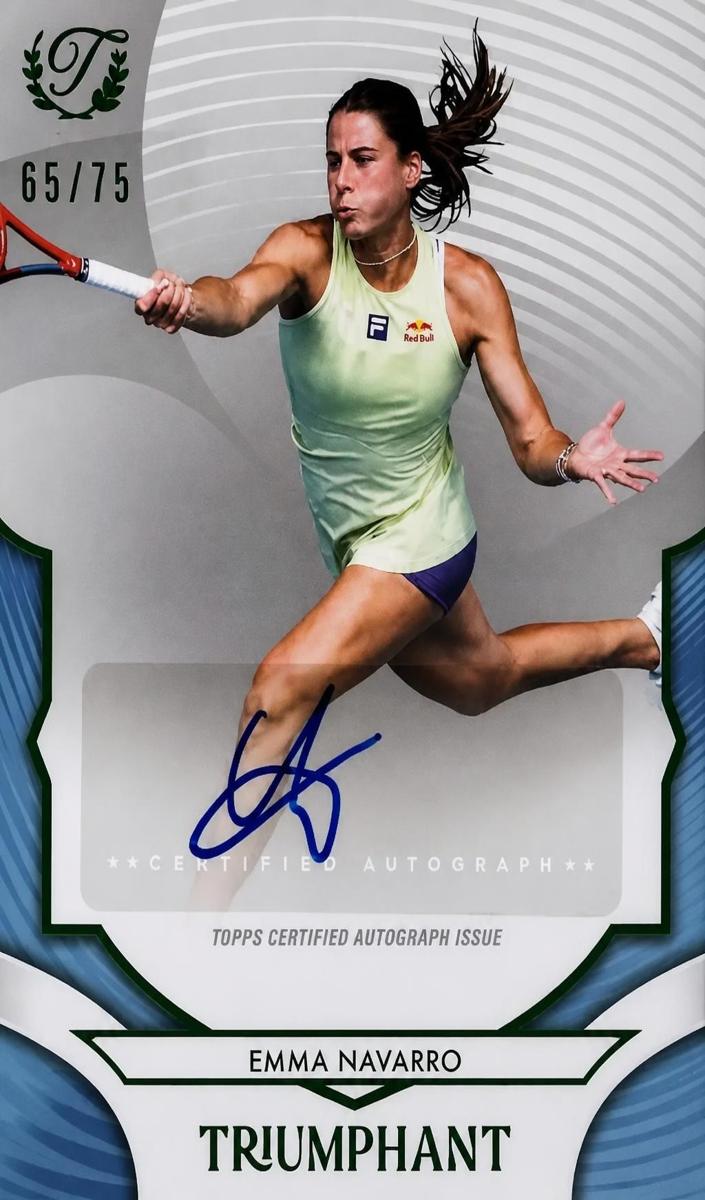 2025 Emma Navarro [Hard Court Aqua Blue Foil] #25-A