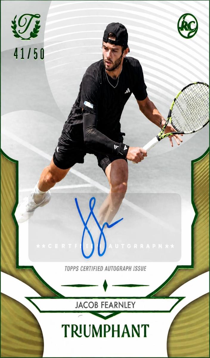 2025 Jacob Fearnley [Trophy Gold Foil] #43-A