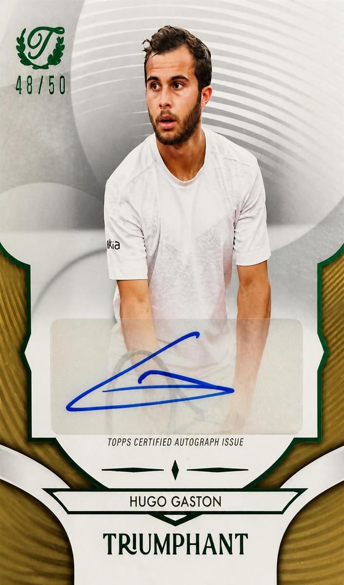 2025 Topps Triumphant Hugo Gaston #55-A card