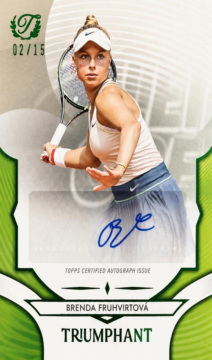 2025 Brenda Fruhvirtova [Tennis Ball Yellow Foil] #66-A